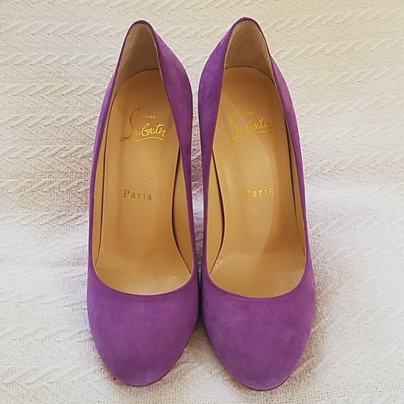 Christian Louboutin Ron Ron Heels Suede Digitale! - Picture 2 of 8